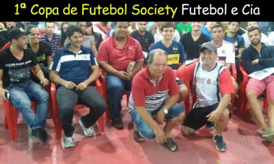 1ª Copa de Futebol Society Futebol e Cia começa nesse sábado