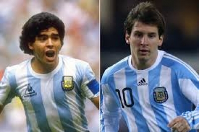 (Será?!) Maradona, sobre os gols de Lionel Messi: &quot;Os meus foram mais bonitos&quot;
