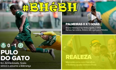 #BHéBH – Com gol de Bruninho, Goiás vence o Palmeiras “em São Paulo”...