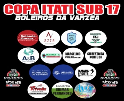 Copa ITATI SUB17 Boleiros da Várzea - Informações!