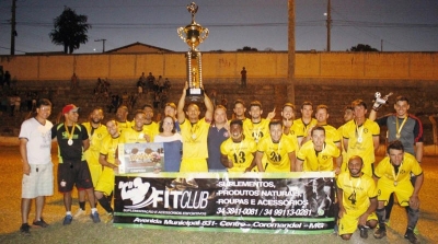 Fit Club conquista título do Campeonato Municipal de Coromandel-MG