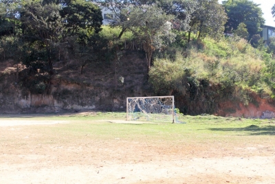 (Novo Feliz FC) Área de lazer (Campo de Futebol) abandonada inviabiliza a prática de esporte pelos moradores