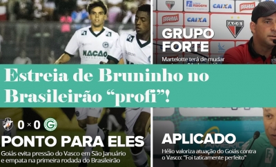 #BHéBH - Bruninho ajuda o Goiás a segurar o Vasco em São Januário!