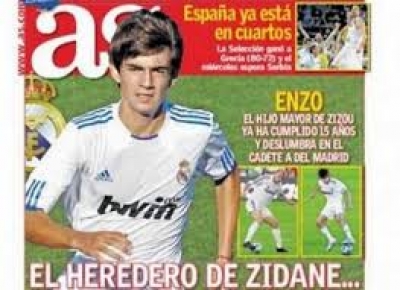 Filho de Zidane e Evander estão entre os 50 mais promissores sub-17 do mundo, diz jornal