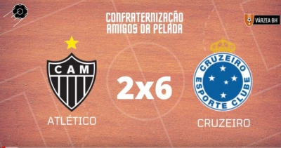 C.R. Direto do ZAPZAP -  Pelada dos Amigos do Inconfidência 2020: Atlético 2x6 Cruzeiro