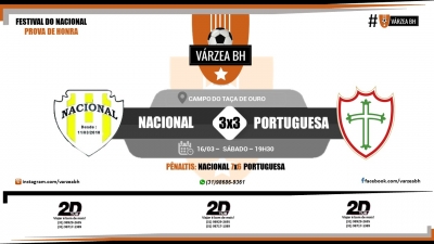 C.R. Direto do ZAPZAP: Festival do Nacional: Nacional 3x3 Portuguesa