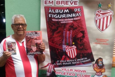 Villa Nova vai ganhar álbum de figurinhas em homenagem a ex-jogadores