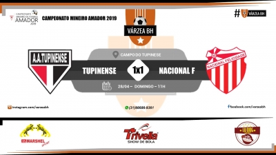 C.R. Direto do ZAPZAP: Campeonato Mineiro Amador 2019: Tupinense 1x1 Nacional Felicidade