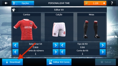 Dream League Soccer 2018: como adicionar uniformes oficiais ao game