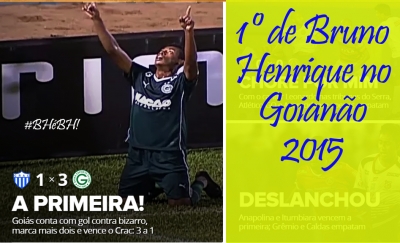 Bruno Henrique (Ou Bruninho) marca seu primeiro gol no Campeonato Goiano 2015!