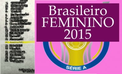 Brasileirão FEMININO 2015 - MINAS GERAIS dentro: Tabelão e mais informações!