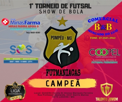 1° Torneio de Futsal Show de Bola - Foi um Sucesso!