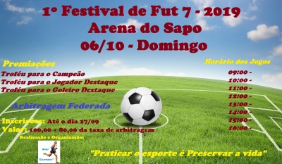 1º Festival de FUT7 da ARENA do SAPO - 2019