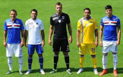 BRASIL MUNDIAL FC: Nova camisa do Sampdoria tem chip que toca música do clube