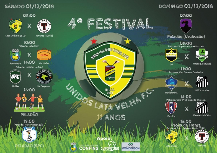 (MEU TIME FC) Unidos do Lata Velha FC (BH) Festival 2018!