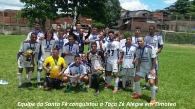 Santa Fé goleia o Jova e sagra-se campeão da Taça Zé Alegre em Timoteo