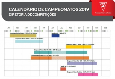 FMF - DCO divulga calendário 2019 (Futebol profissional)