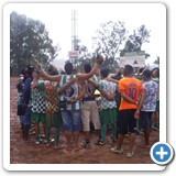 MOMENTO DE AGRADECIMENTO A DEUS PELO TÍTULO CONQUISTADO DE CAMPEÃO