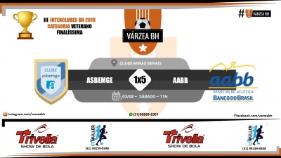 Direto do ZAPZAP - Final Interclubes Veterano 2019: Asbemge 1x5 AABB