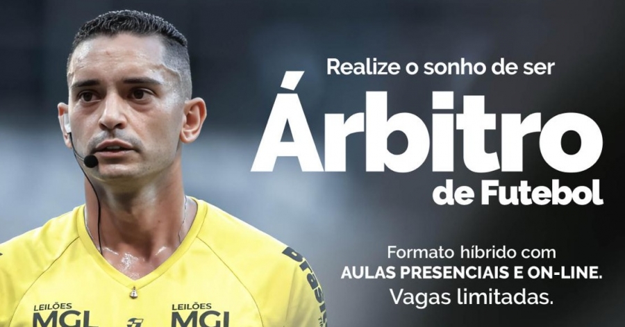 A Federa&ccedil;&atilde;o Mineira de Futebol (FMF) anuncia a abertura do Curso para Forma&ccedil;&atilde;o de &Aacute;rbitros de 2026.