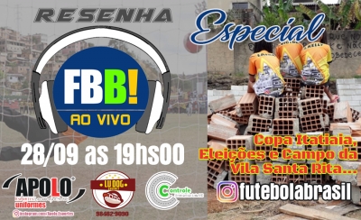 RESENHA FBB! AO VIVO 28/09/2020 - Pelo Instagram