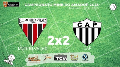 C.R. Direto do ZAPZAP - Campeonato Mineiro Amador 2023: Morro Velho 2x2 CAP