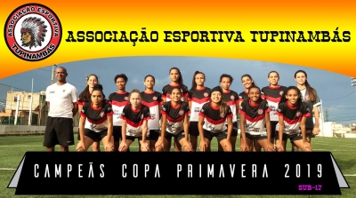 Copa Primavera SUB17 FEMININO 2019 - Tupinambas Campeão!
