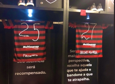 (MUITO BACANA FC) Flamengo usará contra o Atlético-MG camisas com números e nomes desenhados por crianças