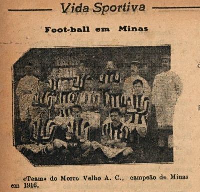 C.R. Direto do ZAPZAP - Morro Velho Athletico Club – Nova Lima (MG)