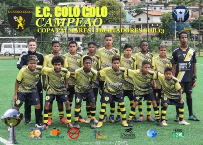 Colo-Colo vence o Esparta e conquista a 1ª Copa Palmares Libertadores SUB-13 em Ibirité