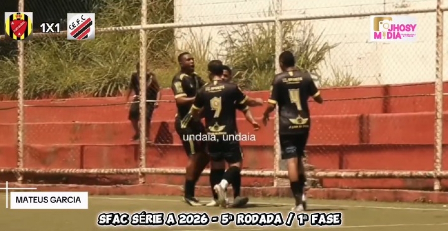 SFAC S&Eacute;RIE A 2026 - 5&ordf; RODADA / 1&ordf; FASE.