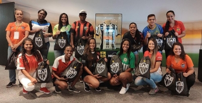 Agradecemos a equipe do Atlético Mineiro pela grande e generosa ação!