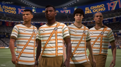 FIFA 21 homenageia 50 anos de Chaves com visual clássico