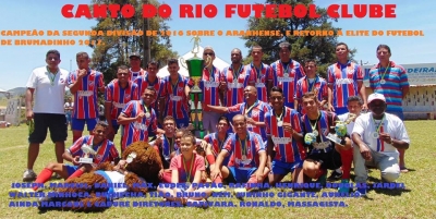 (MEU TIME FC) Canto do Rio (Brumadinho) Campeão 2016 Serie B!