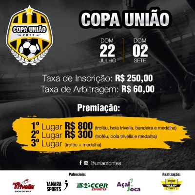 Copa União De Futsal 2018 – Informações!