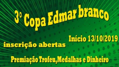 Copa Edmar Branco 2019 - Inscrições abertas
