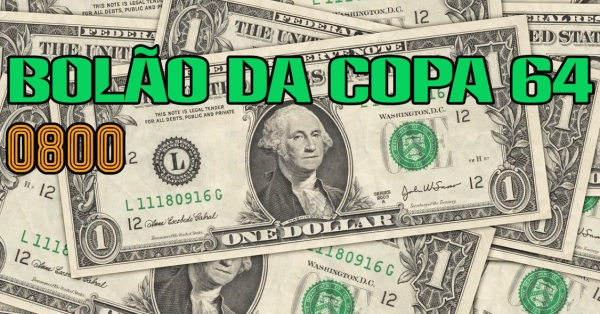 Bolão &quot;Campeão&quot; da COPA 64 - Está de volta e 0800!