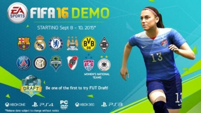 Demo de &quot;FIFA 16&quot; será liberada em setembro e o game terá duas edições especiais