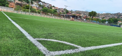 ARENAS/CAMPOS do Fut.AMADOR MUNDIAL: CAMPO DA LIGA de Sabará