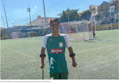 Gabriel Feijão, de Betim é convocado para a seleção Brasileira de Futebol para amputados