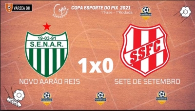 C.R. Direto do ZAPZAP -  Copa EsportdoPix 2021 (Sub-20): Novo Aarão Reis 1x0 Sete de Setembro