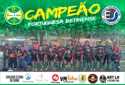 PORTUGUESA BETINENSE CAMPEÃO do Torneio de Verão