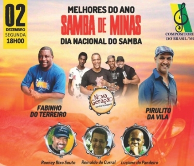 (Festas/eventos&amp;Confrarias FC) 02/12/2019 dia nacional do samba no SP, ganhe ingrressos!