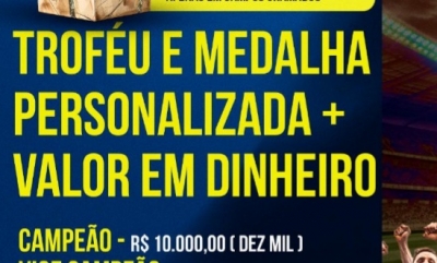 10K ao campeão, só no gramado...