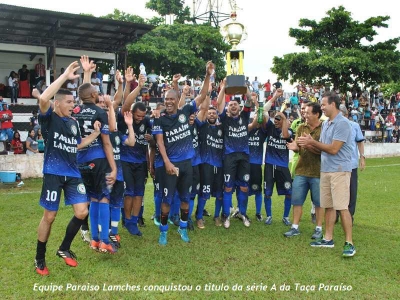 Paraíso Lanches (série A) e Operário E.C. (série B) ficam com a Taça Paraíso em S.S. do Paraíso