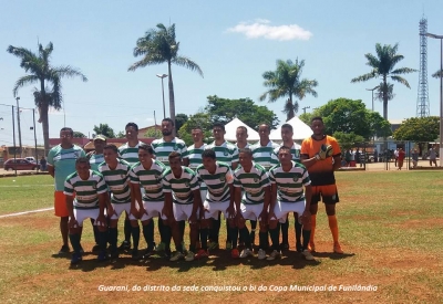 Guarani, do distrito da sede conquista a Copa Municipal de Funilândia