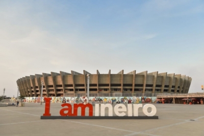 PTaS: Mineirão ganha letreiro turístico inspirado em monumento de Amsterdã: &#039;I amineiro&#039;