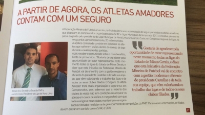 C.R. Direto do ZAPZAP: Seguro para &quot;atletas&quot; amadores MG, saiba mais...