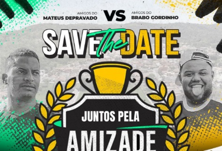 SAVE THE DATE! - Vem aí um dia de futebol, alegria e solidariedade!