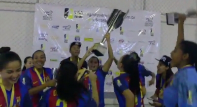 Vídeo sobre a final do Brasileirão Futsal Feminino